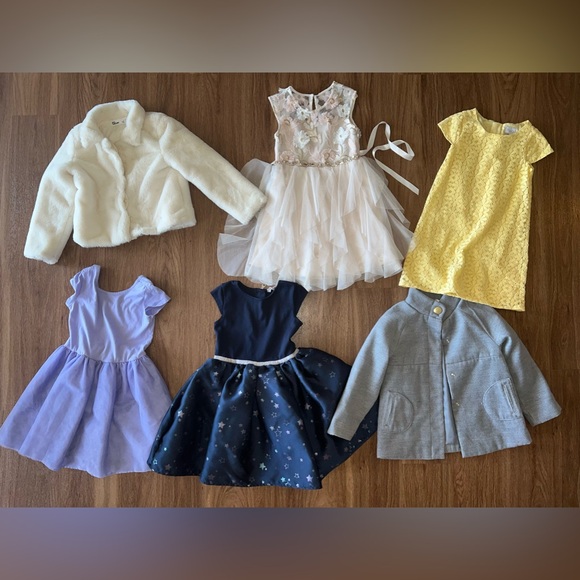 Bundle of dresses and coats for girls size 5 - Picture 2 of 8
